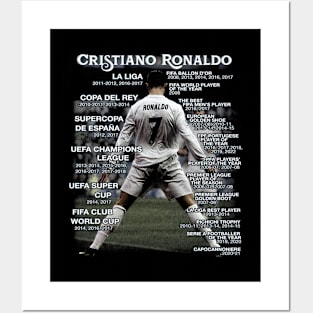 Cristiano Ronaldo Stats Posters and Art